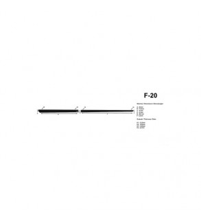 Set 4 bandouri usa compatibil Dacia Logan II 2012-> Sedan Cod: F-20