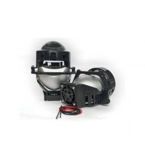 Set lupe LED far 12V 2 faze 6000K 7000lm Cod: LX-W03