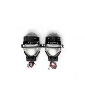 Set lupe LED far 12V 2 faze 6000K 7000lm Cod: LX-W03