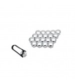 Set capace pentru prezoane crom premium cu cheie Cod: FST-PRZ2 Set capace pentru prezoane crom premium cu cheie Cod: FST-PRZ2