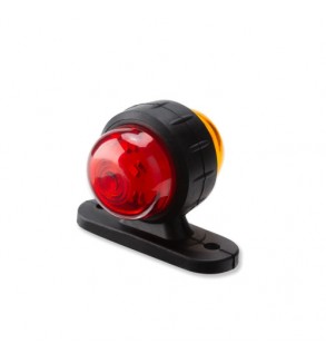 Lampa gabarit LED 12V 24V lumina portocaliu rosu Cod: 9974-2