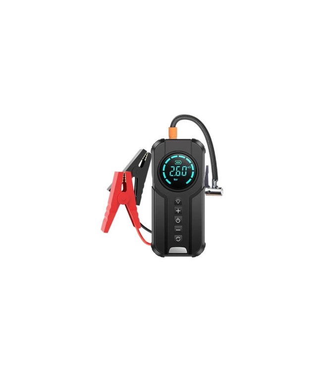 Starter auto portabil cu compresor 6000mAh Cod: 5949042311192 Starter auto portabil cu compresor 6000mAh Cod: 5949042311192