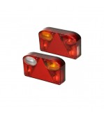 Set lampa spate 7 functii cu ceata si numar stanga dreapta 12V-24V 23cm Cod: ST0451-ST0452