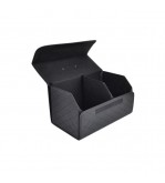 Organizator portbagaj auto Premium din piele ecologica negru cu cusatura neagra 55x30x30 cm Cod: RAZ451