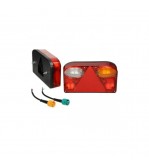 Set lampa spate 7 functii cu ceata si numar stanga dreapta 12V-24V 23cm Cod: ST0451-ST0452
