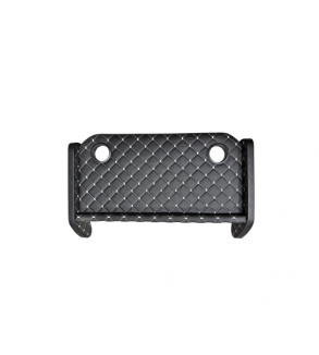 Masa de bord cu 2 suporti pentru pahare ,piele ecologica culoare Negru cusatura Gri compatibila Iveco 2024->