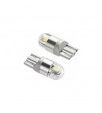Set 2 becuri LED T10 2 SMD 3030 Canbus Alb 24V Cod: HL