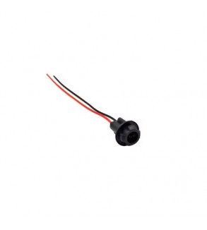 Mufa bec T10 cu 2 fire 12.5cm rosu si negru pentru instalatii auto Cod: DZ