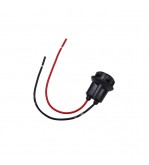 Mufa bec T10 cu 2 fire 12.5cm rosu si negru pentru instalatii auto Cod: DZ