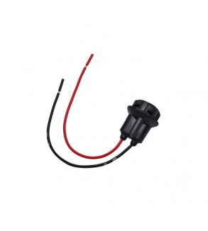 Mufa bec T10 cu 2 fire 12.5cm rosu si negru pentru instalatii auto Cod: DZ
