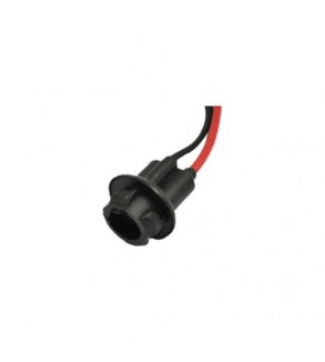 Mufa bec T10 cu 2 fire 12.5cm rosu si negru pentru instalatii auto Cod: DZ