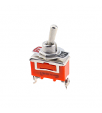 Buton universal 2 pozitii ON-OFF tip comutator metalic pentru instalatii auto si electrice Cod: 1021