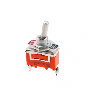 Buton universal 2 pozitii ON-OFF tip comutator metalic pentru instalatii auto si electrice Cod: 1021