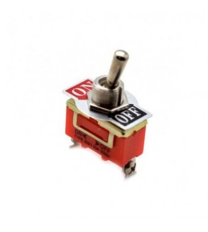 Buton universal 2 pozitii ON-OFF tip comutator metalic pentru instalatii auto si electrice Cod: 1021