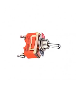Buton universal 2 pozitii ON-OFF tip comutator metalic pentru instalatii auto si electrice Cod: 1021