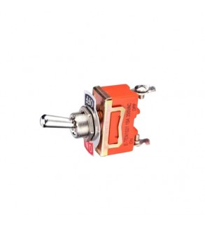 Buton universal 2 pozitii ON-OFF tip comutator metalic pentru instalatii auto si electrice Cod: 1021