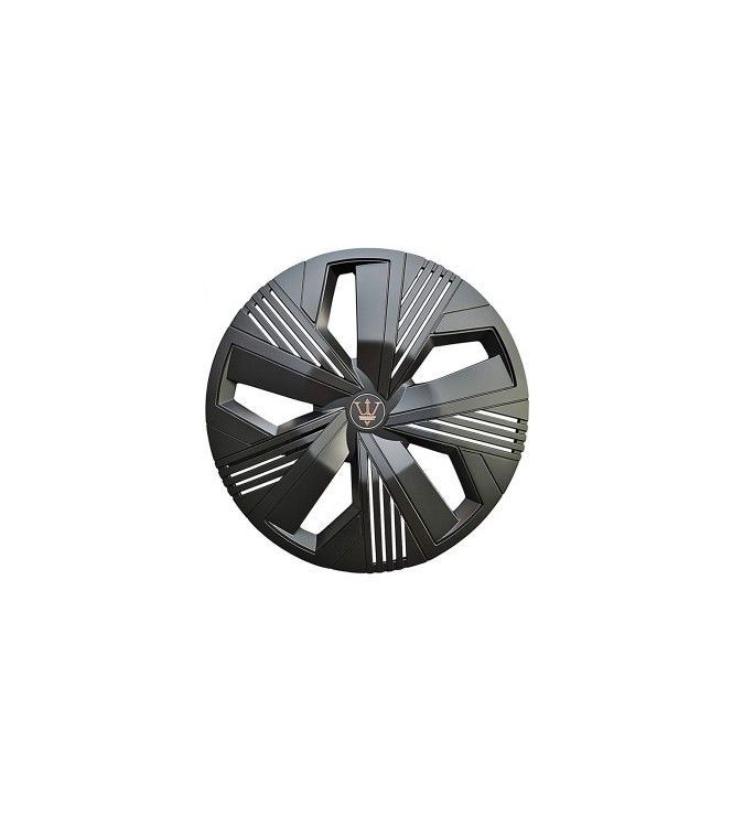 Set 4 capace roti Evo culoare negru mat 15  inch Cod: WR0-1BK-15