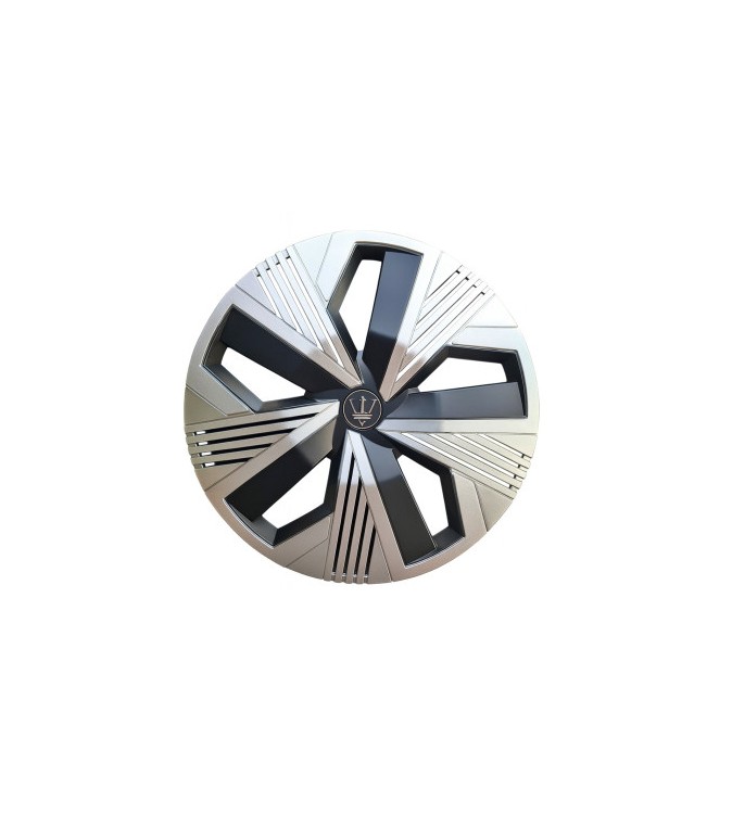 Set 4 capace roti Evo culoare argintiu negru 16 inch Cod: WR3-3BK-16