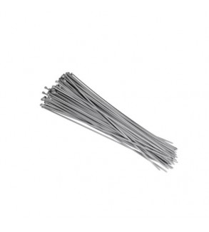 Set 100 coliere plastic gri deschis 400x4.8 mm