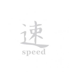 Abtibild Speed alb reflectorizant auto decorativ pentru exterior si interior Cod: DZ-24