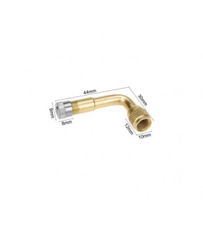 Adaptor prelungire valva camion din cupru 90 grade Cod: VE36-90
