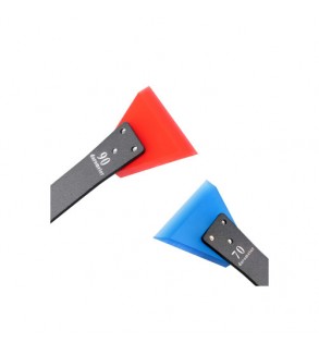 Racleta folie auto curbata dubla din silicon 70-90 durometru Cod: HS-122