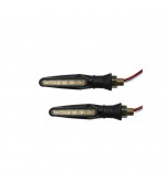 Semnalizare moto 12V cu functie de lumina de zi alba si semnalizare galbena Cod: AC-0031