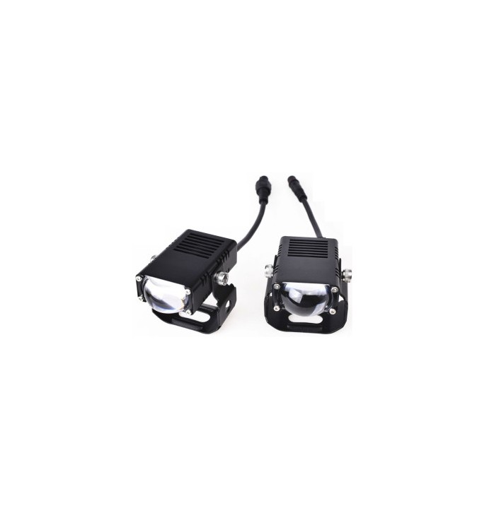 Proiectoare lupa LED montaj grila 15W Lumina selectabila alba sau galbena Voltaj 12V-24V Cod: HH-71SW