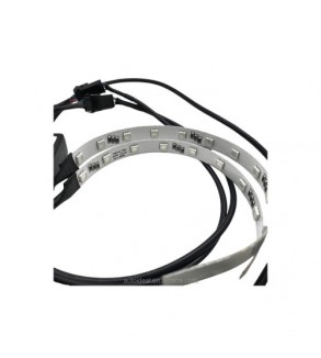 Led devil eyes LED RGB magic color pentru lupe far Control cu aplicatie pe telefon Voltaj 12V Cod: OSR-RGB-02APP
