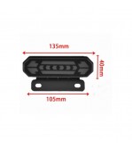 Lampa LED cu lumina continua sau stroboscopica 12V-24V Cod: FS-19012