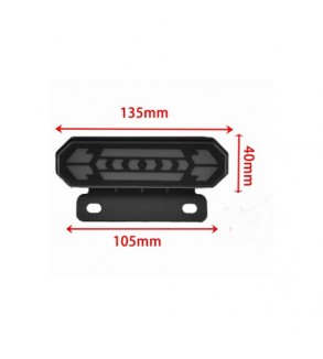 Lampa LED cu lumina continua sau stroboscopica 12V-24V Cod: FS-19012