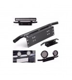 Bullbar aluminiu tip suport numar si proiectoare negru Cod: HH-BLB15