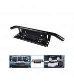 Bullbar aluminiu tip suport numar si proiectoare negru Cod: HH-BLB15