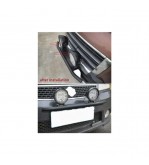 Bullbar aluminiu tip suport numar si proiectoare negru Cod: HH-BLB15