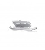 Bullbar aluminiu tip suport numar si proiectoare argintiu Cod: HH-BLB15