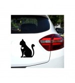 Abtibild Pisica auto decorativ 13x11cm Cod: YGT-13