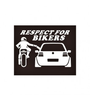 Abtibild Respect For Bikers auto moto decorativ Cod: XL-19