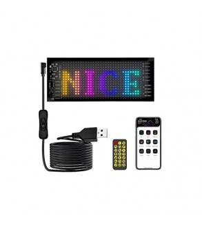 Afisaj LED programabil ochi Devil animatii control bluetooth si telecomanda,USB,5V 192mmx1760mm Cod: FS-90018