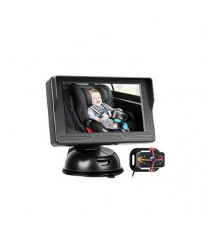 Kit camera auto pentru bebelusi cu monitor 4.3 inch cu fir pentru vizualizare in timp real Cod: A4214