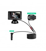 Kit camera auto pentru bebelusi cu monitor 4.3 inch cu fir pentru vizualizare in timp real Cod: A4214