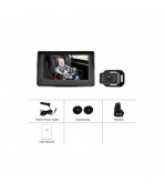 Kit camera auto pentru bebelusi cu monitor 4.3 inch cu fir pentru vizualizare in timp real Cod: A4214