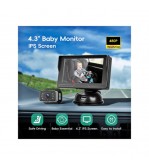 Kit camera auto pentru bebelusi cu monitor 4.3 inch cu fir pentru vizualizare in timp real Cod: A4214