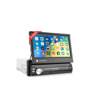 Radio 1DIN Android cu ecran retractabil 7 inch, 2+64G, Wireless Carplay Android Auto BT WiFi GPS  Cod: A3039