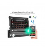 Radio 1DIN Android cu ecran retractabil 7 inch, 2+64G, Wireless Carplay Android Auto BT WiFi GPS  Cod: A3039