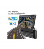 Radio 1DIN Android cu ecran retractabil 7 inch, 2+64G, Wireless Carplay Android Auto BT WiFi GPS  Cod: A3039