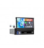 Radio auto 1DIN Android 7 inch retractabil 4GB+64GB Wireless CarPlay Android Auto Cod: A4186