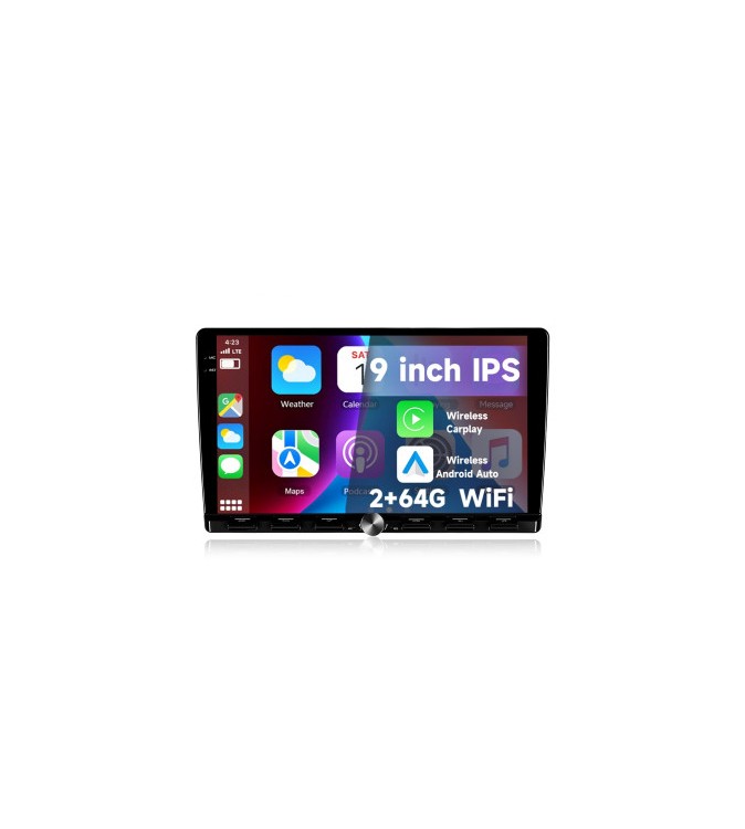 Navigatie Android ecran 9 inch 2GB+64GB CarPlay Android Auto GPS WIFI FM RDS Cod: A4254