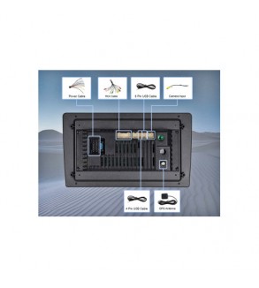 Navigatie Android ecran 9 inch 2GB+64GB CarPlay Android Auto GPS WIFI FM RDS Cod: A4254