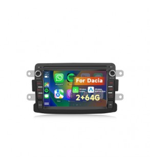 Navigatie Android ecran 7 inch 2GB+64GB CarPlay Android Auto GPS WIFI FM RDS compatibila Dacia Cod: A4105