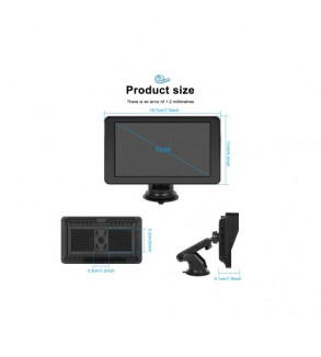 Sistem multimedia auto CarPlay Android Auto wireless ecran 7 inch HD  Cod: A3688